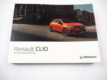Renault Clio 5 Bedienungsanleitung Betriebsanleitung 4/2019 Bordbuch Deutsch