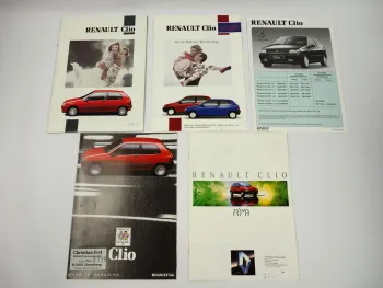 Renault Clio 5x Prospekt 1991/92