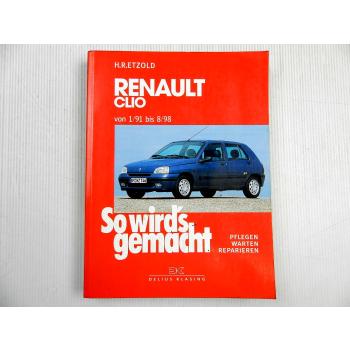 Renault Clio Reparaturanleitung BJ 1991 - 1998, Etzold