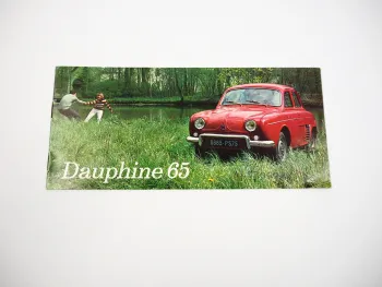 Renault Dauphine Prospekt 1965 in französisch