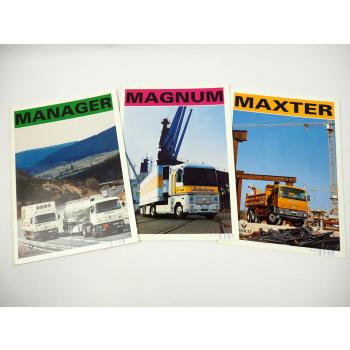 Renault Maxter Magnum Manager LKW 3x Prospekt 1993