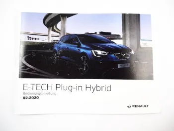 Renault Megane E Tech Plugin Hybrid Bedienungsanleitung Zusatz 2020