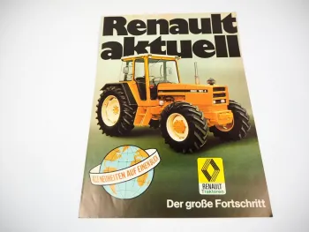 Renault R 351 M - 1451-4 R 50 S - 656 Traktor Prospekt Programm Daten ca. 1979