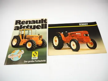Renault R80 S 981-4 Traktor Programm 2 Prospekte Technische Daten ca. 80