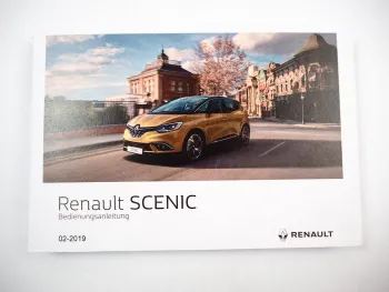 Renault Scenic 4 Bedienungsanleitung Betriebsanleitung 2019