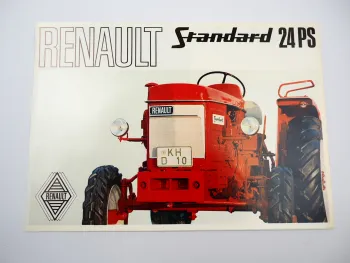 Renault Standard 24PS Schlepper Traktor Prospekt 1966