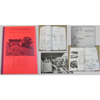 Reparatur New Holland 265 - 386 Hochdruckpresse Werkstatthandbuch