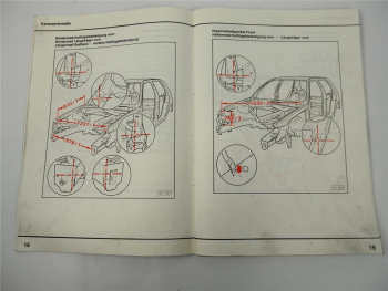 Reparatur VW Golf 3 1H syncro Karosserie Instandsetzung Werkstatthandbuch 1992