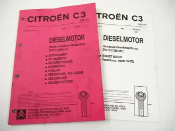 Reparaturanleitung Citroen C3 DV4TD 1,4 L Dieselmotor Werkstatthandbuch