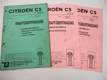Reparaturanleitung Citroen C5 Automatikgetriebe AL4 Werkstatthandbuch 1.2001