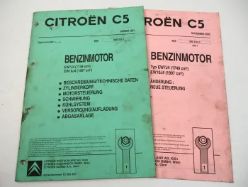 Reparaturanleitung Citroen C5 EW7J4 6FZ / EW10J4 RFR Werkstatthandbuch 2001
