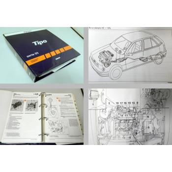 Reparaturanleitung Fiat Tipo Typ 160 Baureihe 93 Werkstatthandbuch 1993 - 1995