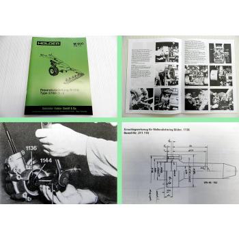 Reparaturanleitung Holder M800 Typ 2700 - 1/2 Werkstatthandbuch