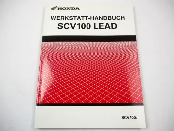 Reparaturanleitung Honda SCV100 Lead JF11 SCV 100-3 Werkstatthandbuch 2003