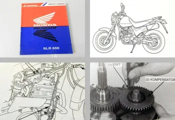 Reparaturanleitung Honda SLR650 RD09 ab 1996 - 1998 Motorrad Werkstatthandbuch