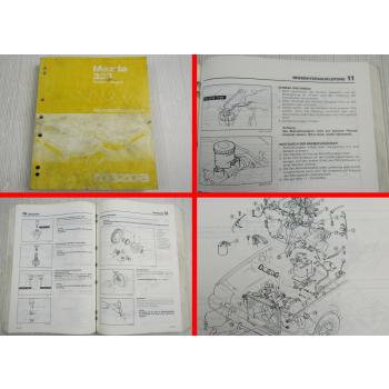 Reparaturanleitung Mazda 323 Kombi Typ BW Werkstatthandbuch 1986