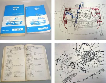 Reparaturanleitung Mazda MPV LV Werkstatthandbuch + Schaltpläne 1994