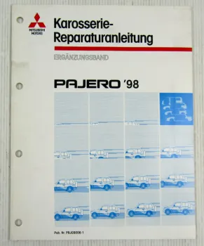 Reparaturanleitung Mitsubishi Pajero V20 1998 Karosserie Nachtrag