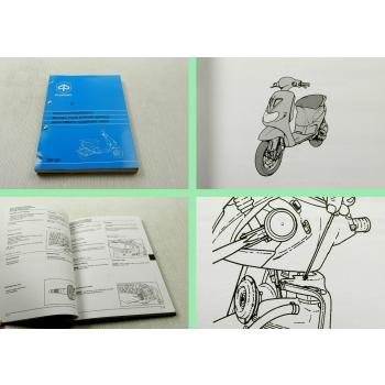 Reparaturanleitung Piaggio Vespa ZIP SP Motorroller Werkstatthandbuch 1996