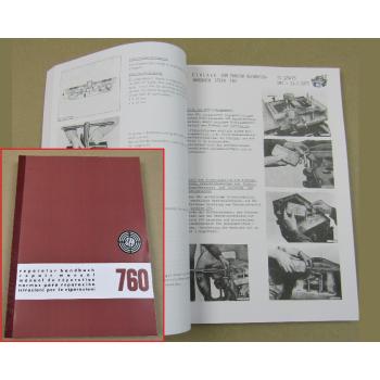 Reparaturanleitung Steyr 760 + Allrad Werkstatthandbuch Stand 1971/72
