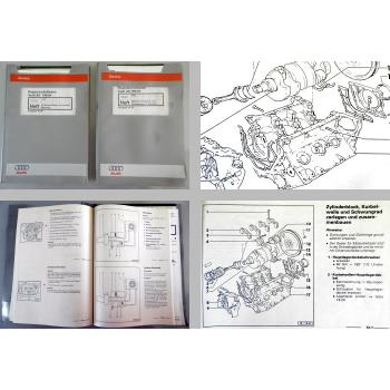 Reparaturanleitungen Audi A8 2,8l 6Zyl 5V Motor + Motronic Werkstatthandbuch ACK