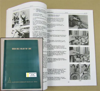 Reparaturhandbuch Deutz FL 912 Motor Werkstatthandbuch 1968