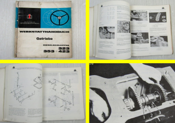 Reparaturhandbuch für Getriebe IHC 323 353 423 Werkstatthandbuch 1968