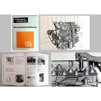 Reparaturhandbuch Perkins 4.212 4.236 4.248 Motoren Werkstatthandbuch