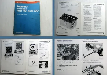 Reparaturleitfaden Audi 200 C2 Typ 43 Werkstatthandbuch Elektrische Anlage 1980