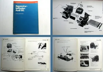 Reparaturleitfaden Audi 80 Coupe B2 81/85 Heizung Klimaanlage Werkstatthandbuch