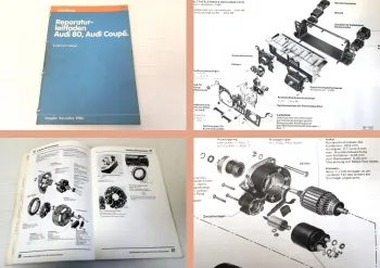 Reparaturleitfaden Audi 80 Coupe B2 Elektrik Armaturen Lampen Leuchten Schalter