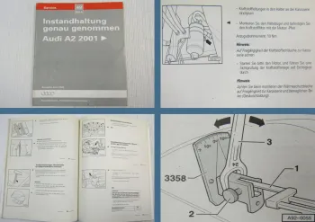 Reparaturleitfaden Audi A2 ab 2001 8Z Instandhaltung genau genommen Wartung