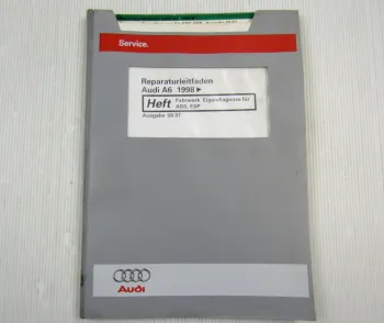Reparaturleitfaden Audi A6 C5 ab 1998 Fahrwerk Eigendiagnose ABS EDS ASR ESP