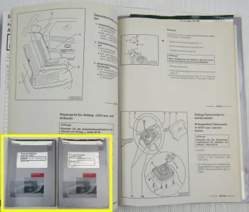 Reparaturleitfaden Audi A8 4D Karosserie Montagearbeiten Innen + Diagnose 1999