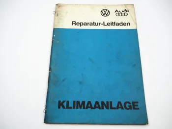 Reparaturleitfaden Klimaanlage VW Golf 1 Scirocco Passat B1 Audi 80 100 ab 1974