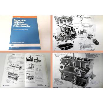 Reparaturleitfaden VW 068.2 068.5 068.A Dieselmotor Werkstatthandbuch 1985