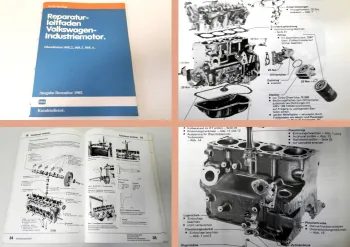 Reparaturleitfaden VW 068.2 068.5 068.A Dieselmotor Werkstatthandbuch 1985
