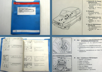 Reparaturleitfaden VW Golf 2 Elektrische Anlage Werkstatthandbuch 1984 - 1993