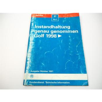 Reparaturleitfaden VW Golf 4 ab 1998 Instandhaltung Werkstatthandbuch