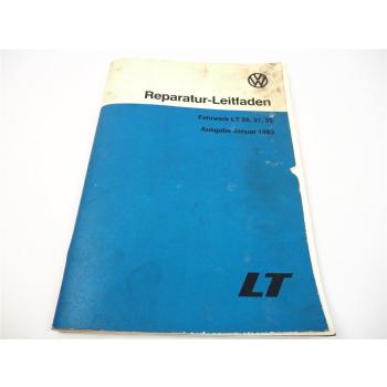 Reparaturleitfaden VW LT 28 31 35 LT1 Werkstatthandbuch Fahrwerk 1983 - 1988