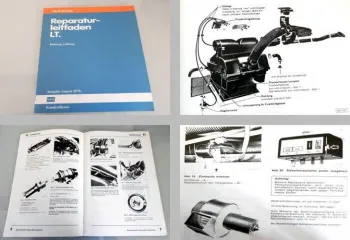Reparaturleitfaden VW LT I ab 1975 Werkstatthandbuch Heizung Lüftung 1986