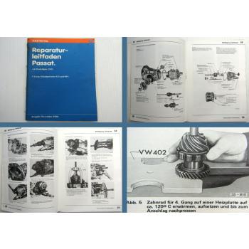 Reparaturleitfaden VW Passat 32B 5 Gang Getriebe 013 093 ab 81 Werkstatthandbuch