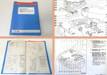 Reparaturleitfaden VW Passat B4 3A Werkstatthandbuch Heizung Klimaanlage 1995/96
