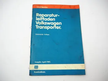 Reparaturleitfaden VW T3 Bus Werkstatthandbuch Elektrische Anlage Elektrik 1991 #1