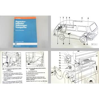 Reparaturleitfaden VW T3 Joker syncro Werkstatthandbuch Transporter Heizung