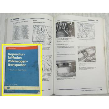 Reparaturleitfaden VW T3 Transporter Werkstatthandbuch 2,1l Einspritzmotor ab 85