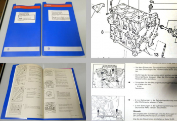 Reparaturleitfaden VW T4 Bus Werkstatthandbuch 2.8 VR6 Motor Motronic AMV