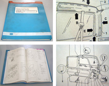 Reparaturleitfaden VW T4 Transporter Werkstatthandbuch Karosserie innen 1999