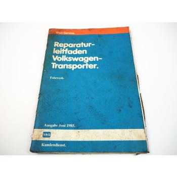 Reparaturleitfaden VW Transporter T3 Fahrwerk Bremsen Werkstatthandbuch 1992