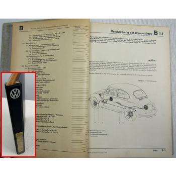 Reparaturleitfaden VW Typ 1 2 3 4 Käfer T2 Werkstatthandbuch Bremsen Räder